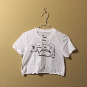 “Not Yours” Crop Top by Karmavore Apparel